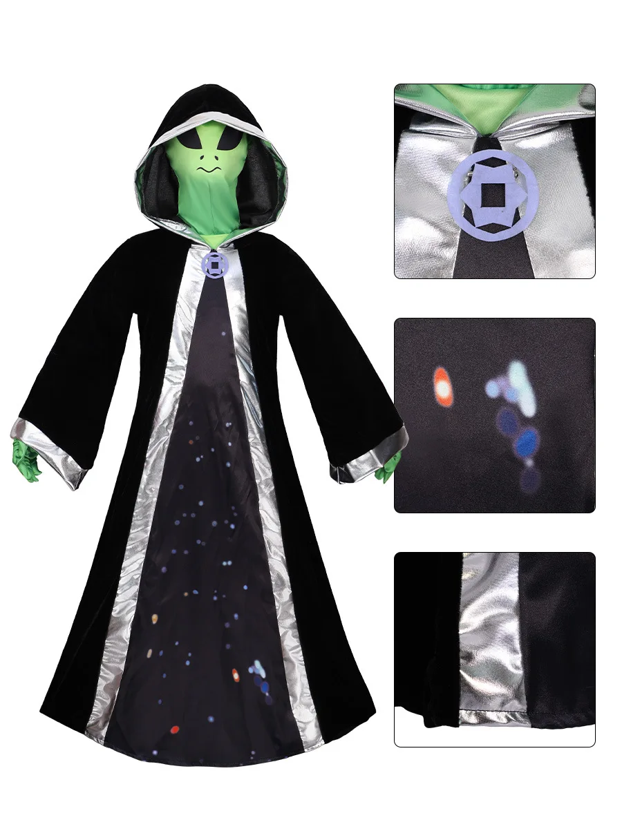 أنيمي الغريبة لورد زي تأثيري للأطفال هالوين كرنفال لعبة زي للبنين بنات الغريبة لورد تأثيري ازياء أقنعة