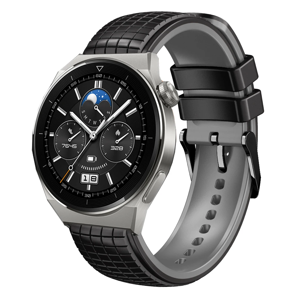 22mm Strap For Huawei Watch GT 5 gt5 Pro 46mm Silicone Watchband GT4 GT3 GT2 Pro 46mm Smart Watch Band Sports Bracelet Correa