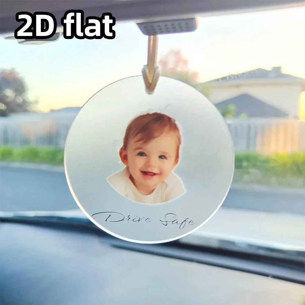 1 قطعة صورة شخصية معلقة سحر السيارة |   زخرفة الصورة المخصصة |   ملحق السيارة الداخلي |   الصداقة أو هدية الزوجين