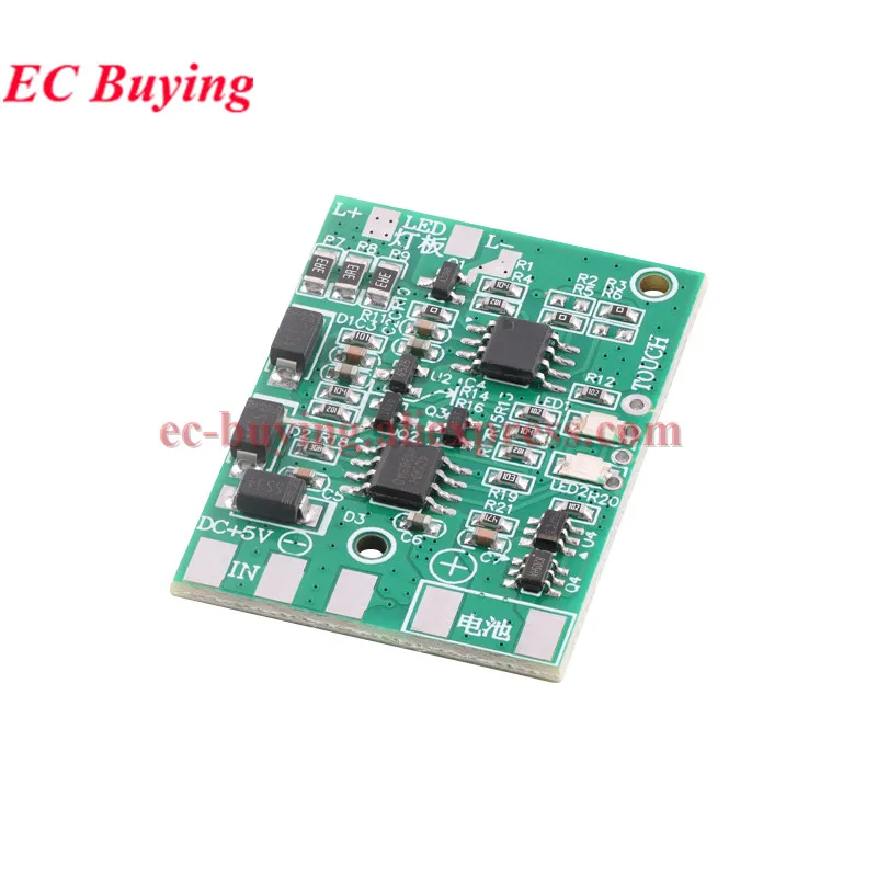 1Pc-10Pcs DC LED With Charging Protection Stepless Touch Dimming Table Lamp Control Board DIY Repair General Desk Lamp Circuit