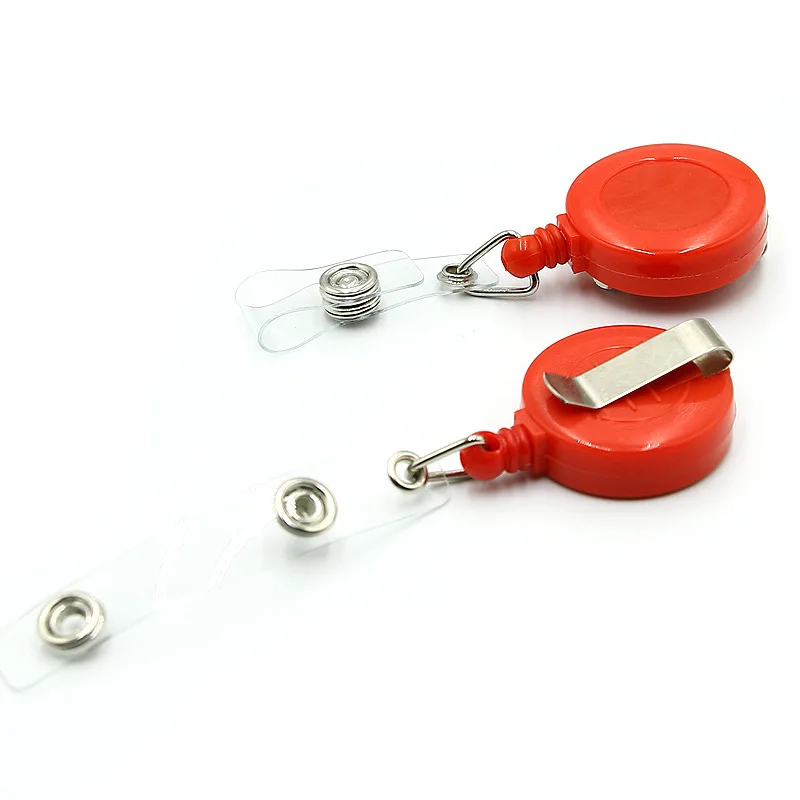 Retractable Pull Badge for Name Badge ID Card Id Badge Reel Nurse Badge Card Holder School Supplies Office Accessories
