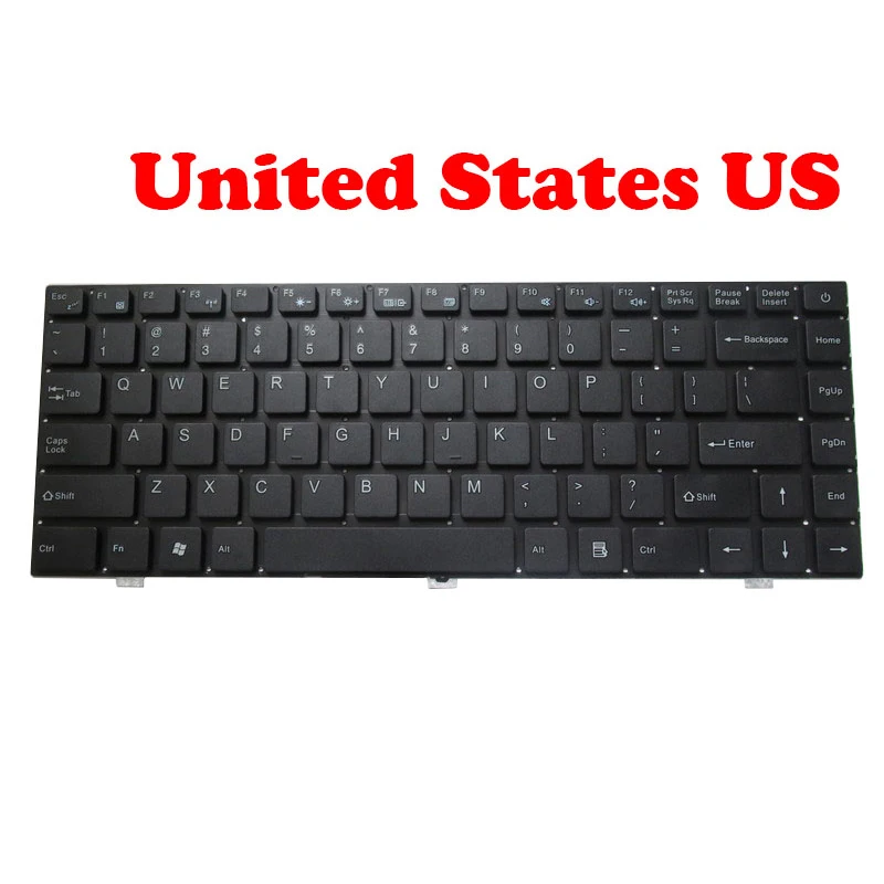 

Клавиатура для ноутбука BYONE C14U C14J, США, черная, без рамки