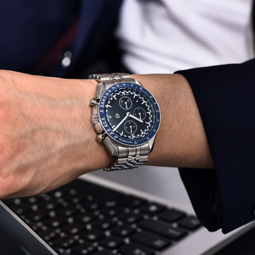 2025 Nuovo PAGANI DESIGN Orologi da uomo Luxury Japan VK67 Orologio al quarzo da uomo Top Orologio da polso luminoso Cronografo Calendario completo