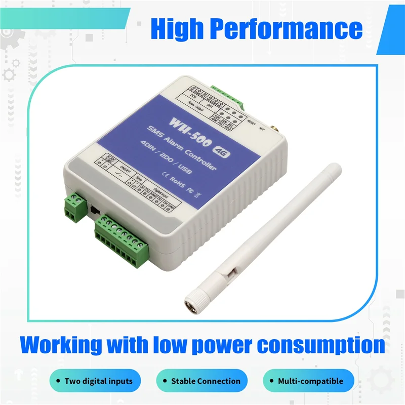 

FEDI-Gate Door Opener Relay Switch WH-500-EU GSM 4G Remote Controller Wireless Alarm Controller With APP Control