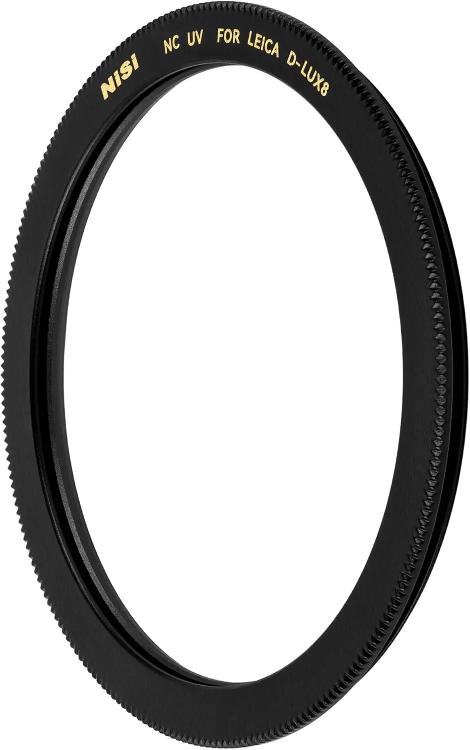 NiSi NC UV Protection Filter for Leica D-Lux 8 – Custom Flush-Fit Design, Brass Frame, 99.2% Transmission,