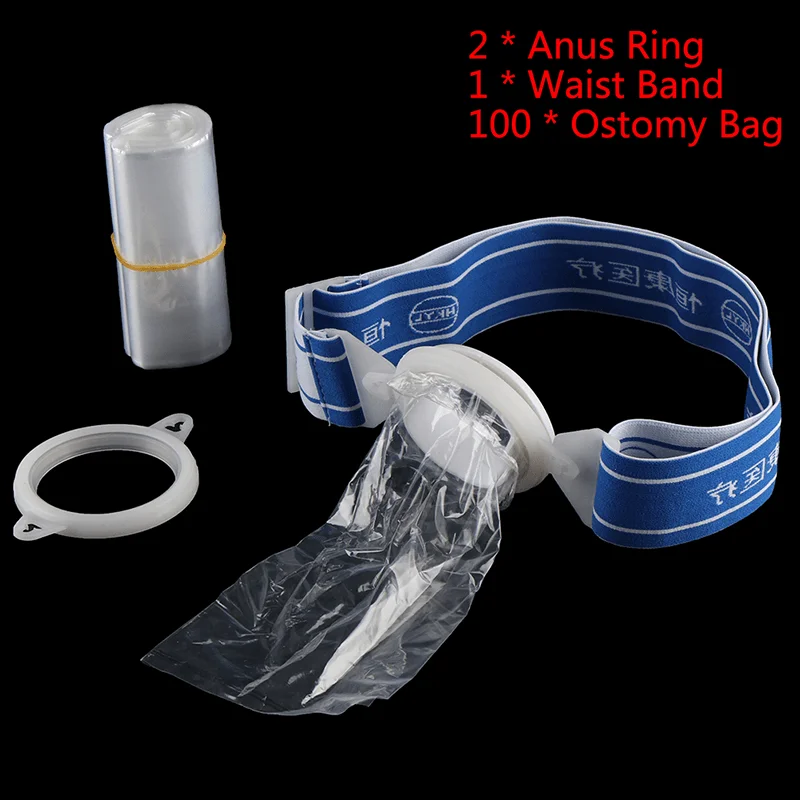 1 Set Colostomy Bags Ostomy Belt Drainable Urostomy Bag Drainable Ileostomy Pouch Care - after Surgery Care Ostomy bags