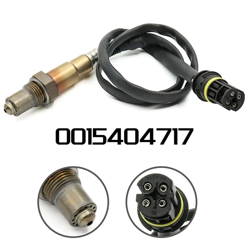 1 PCS Car Oxygen Sensor O2 Sensor 0015404717 0258006268 Black Automotive Supplies For Mercedes-Benz C230 C240 C350 CLK320 CLK500