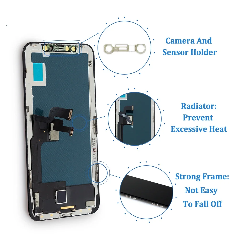 MNAZ OLED Lcd For iPhone 11 12 Pro Display Wholesale Price Factory Display For iPhone X s Xr 11 12 13 Pro Max Screen Replacement