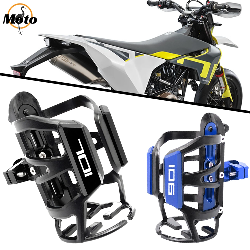

For Husqvarna Norden 901 Svartpilen 701 Motorcycle CNC Accessories Beverage Water Bottle Cage Drink Cup Holder Sdand Mount