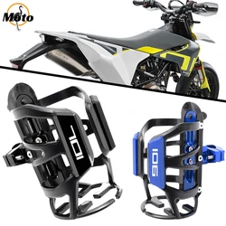 For Husqvarna Norden 901 Svartpilen 701 Motorcycle CNC Accessories Beverage Water Bottle Cage Drink Cup Holder Sdand Mount
