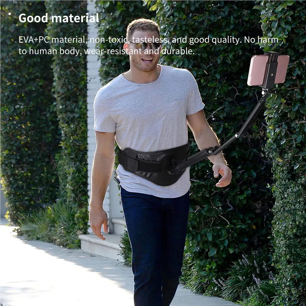 Adjustable Camera Waist Belt Outdoor Sports Cameras Bracket Wearable Cam Mount Harness Running Climbing Hiking