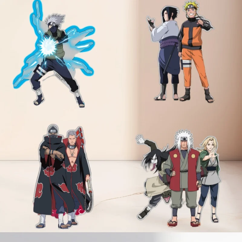 

15Cm Recycled Anime Acrylic Standing Sign for Naruto Hatake Kakashi Uchiha Sasuke Uzumaki Naruto Hatake Kakashi Decoration Gifts