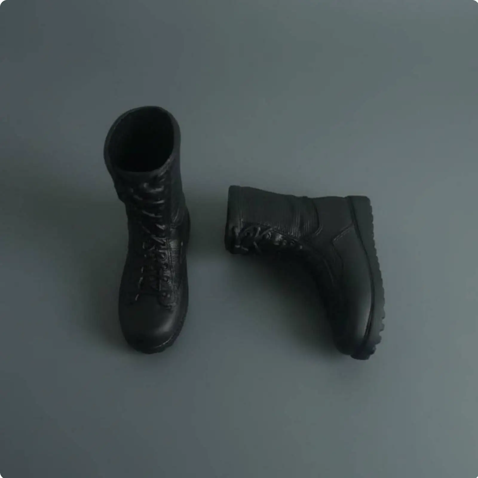 Soldier Figure Boots Vinyl Textured Soles Realistic Toy Accessory Action Figure Clothing Repair Kit for 12 Inch