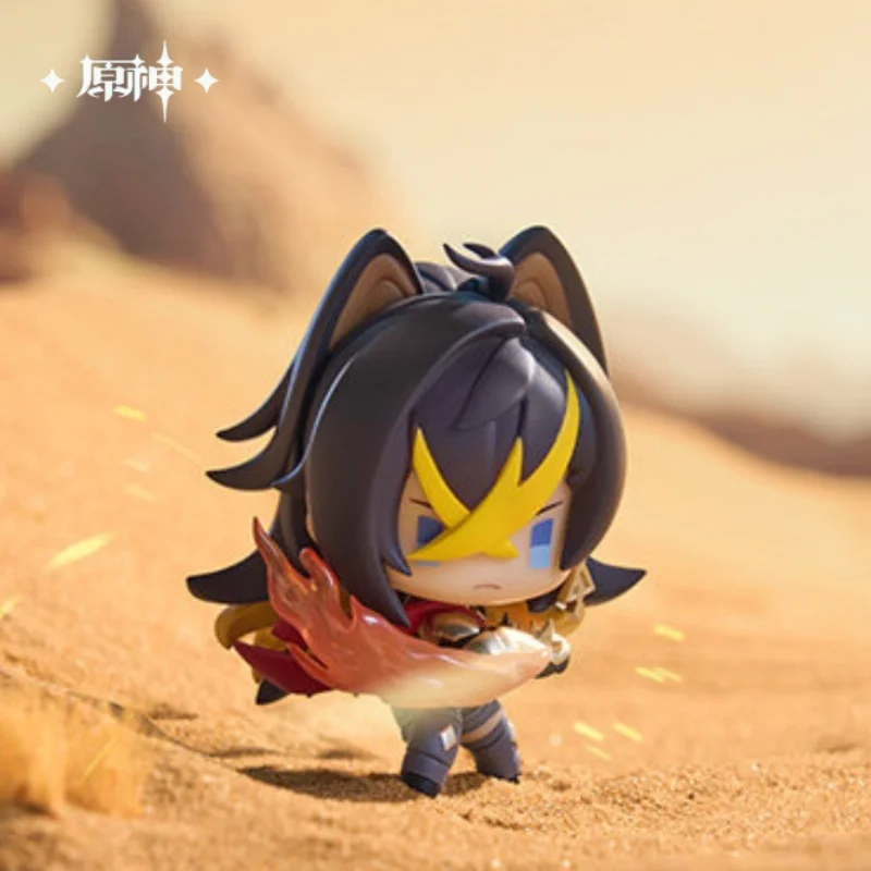 Original MiHoYo Genshin Impact: Battlefield Elegance Sumeru Chapter Blind Box Wanderer, Alhaitham, Kaveh Actionfigur Spielzeug Geschenk