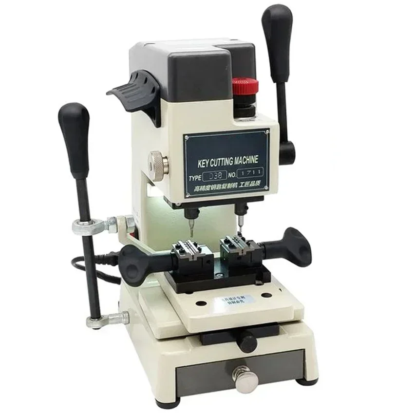 D38A Vertical Key Duplicating Copy Machine High Precision Drill Machine Locksmith Tool for Making Duplicating Car Door House Key