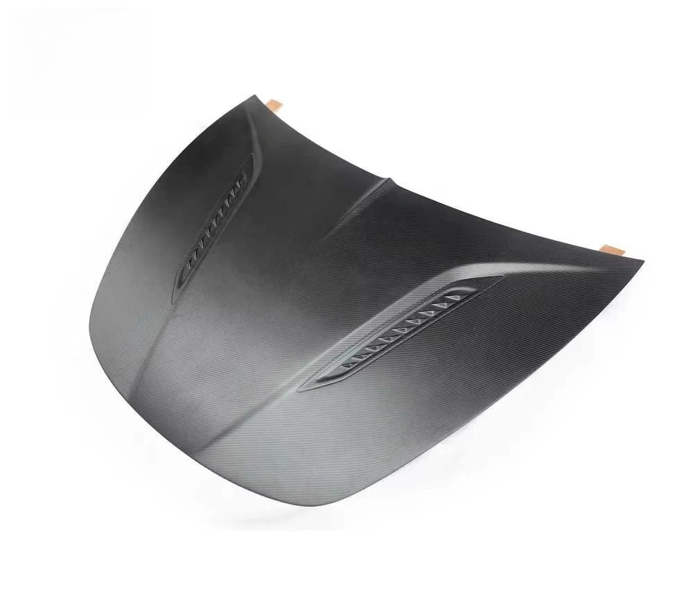 MODEL 3/Y Double-sided Carbon Fiber Engine Hood Cover Bonnet a Style for  Model 3 Y Replacement Body Kit