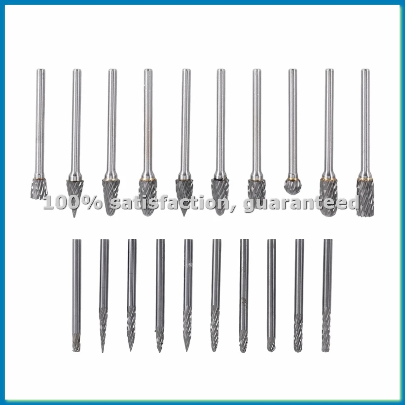 

Набор из 20 двусторонних твердосплавных фрез для шлифовальных машин, хвостовик 1/8 дюйма, для обработки дерева - ABFB