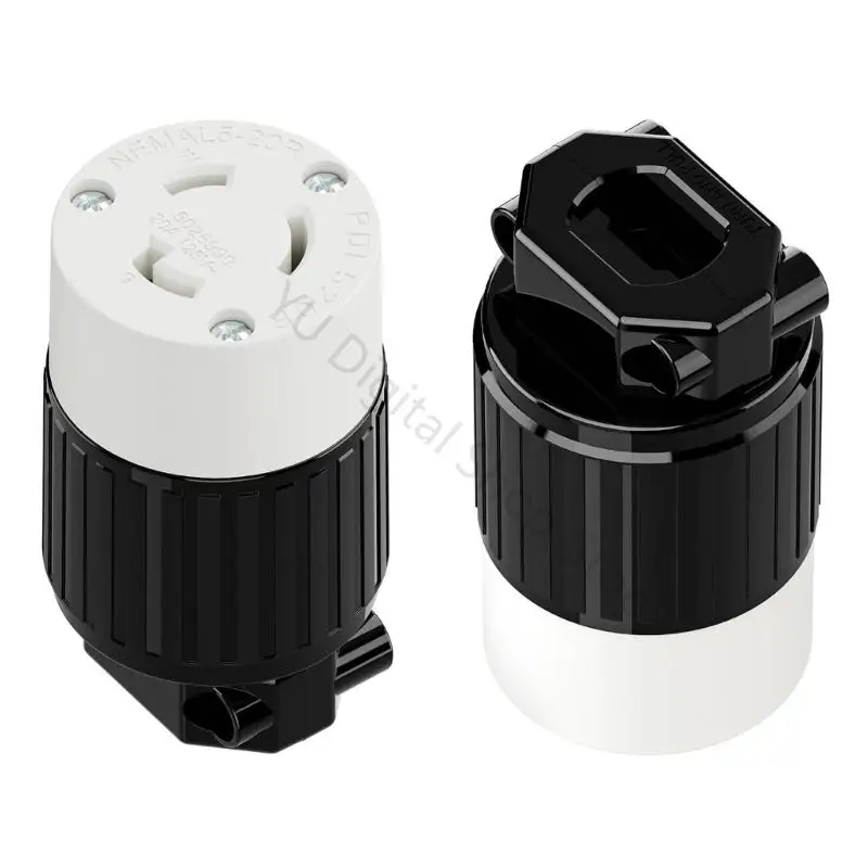 96BA L5-20R Verriegelungsstecker Industrielle Steckdose 20A 125 V Generator Twist Lock Stecker Adapter Für Heavy Duty Ausrüstung – Detail 10