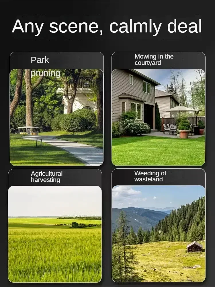 Powerful Electric Lawn Mower with Charging Function for Home Use and Farming