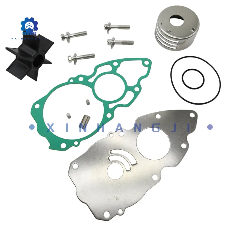 

Water Pump Impeller Repair Kit For Yamaha 4 Stroke 300 350 HP Outboard 6AW-W0078-00 Sierra 18-3477