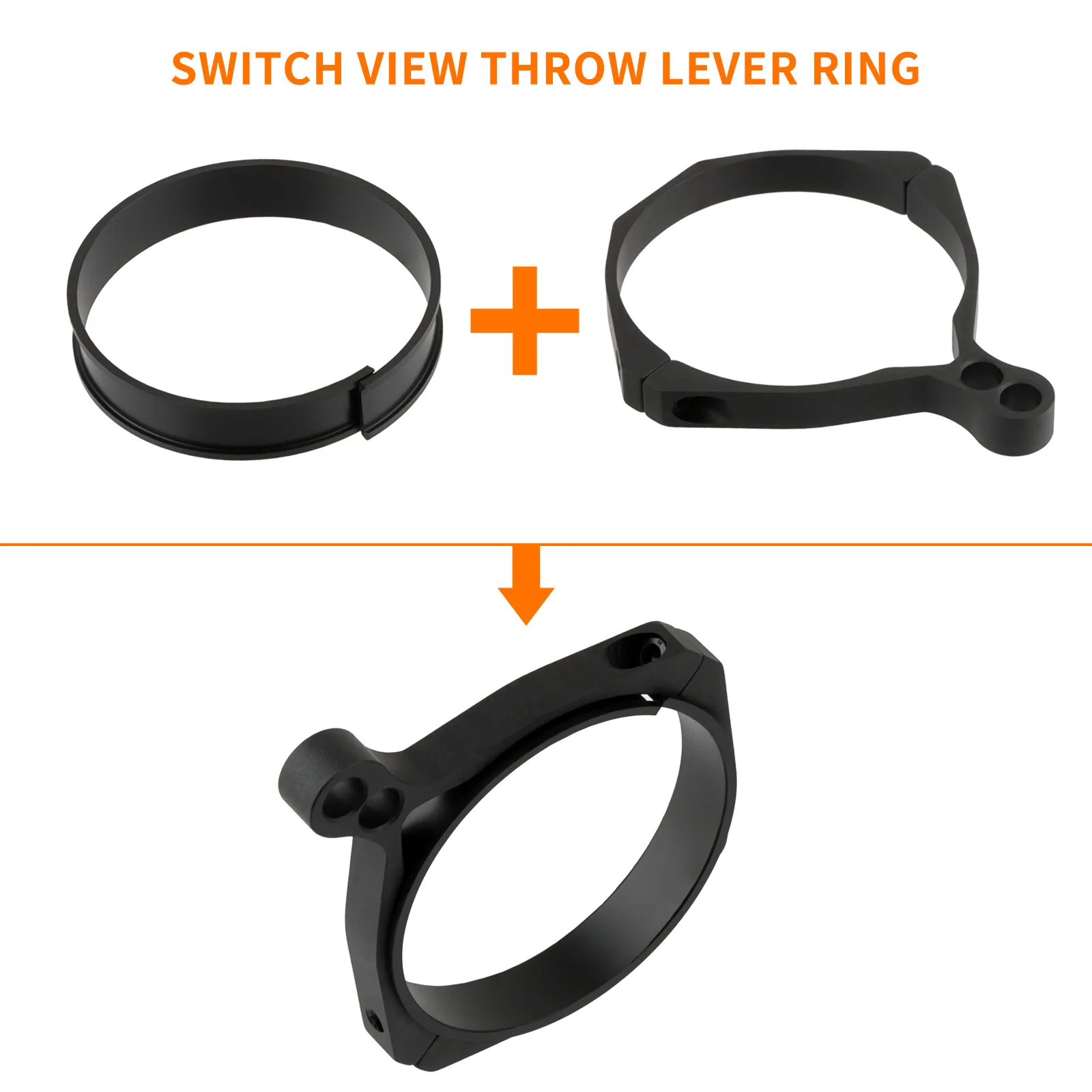 44-47mm Scope Magnification Adjustment Ring Switch View Throw Lever Ring Tool Hunting Scope Mount Accessories