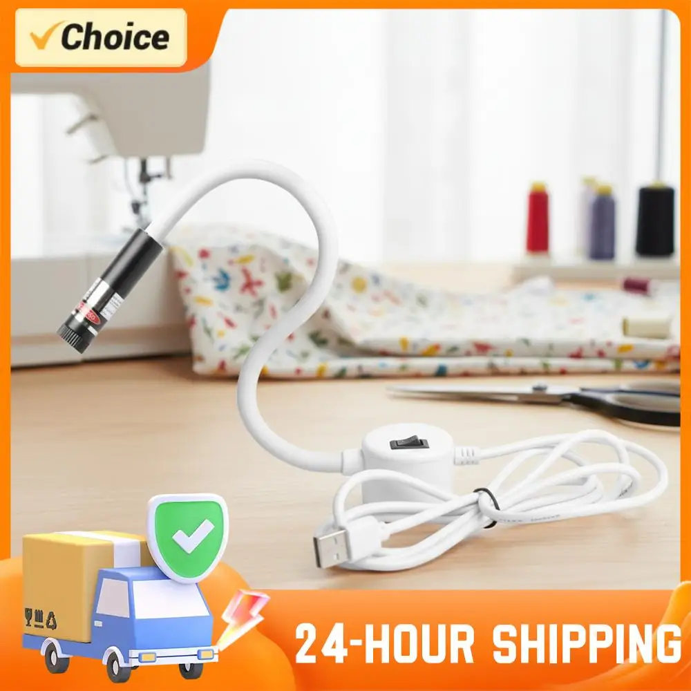 

Магнитный USB-лазерный указатель с красным лучом для швейных машин, инструмент для выравнивания при квилтинге и рукоделии, с регулируемым лучом, для портных и DIY-работ на верстаке