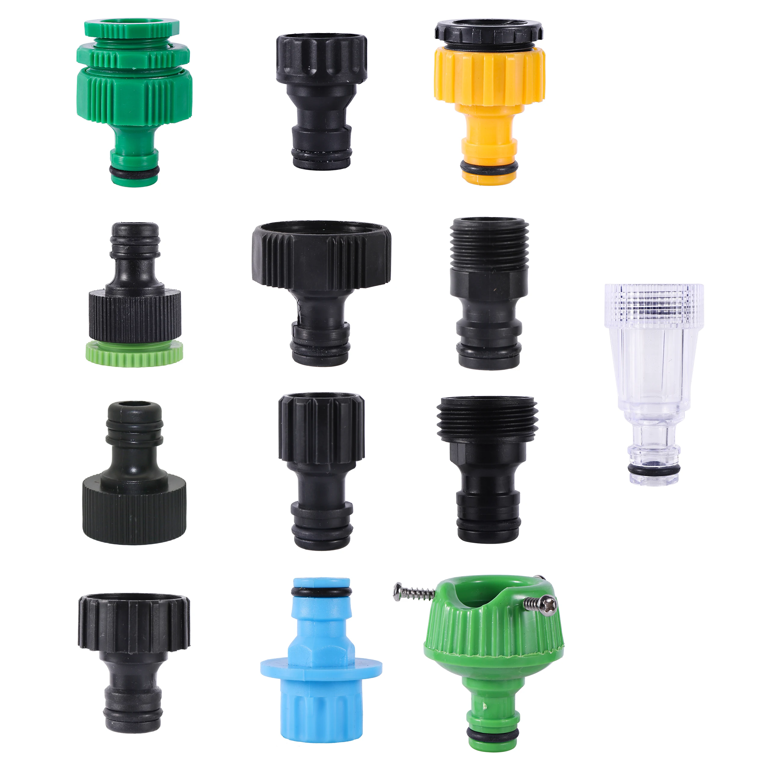 

Quick Connector Faucet Adapter 1/2" 3/4" Female/Male Fitting 16mm Nipple Garden Watering Coupler Thread Fitting Adapter