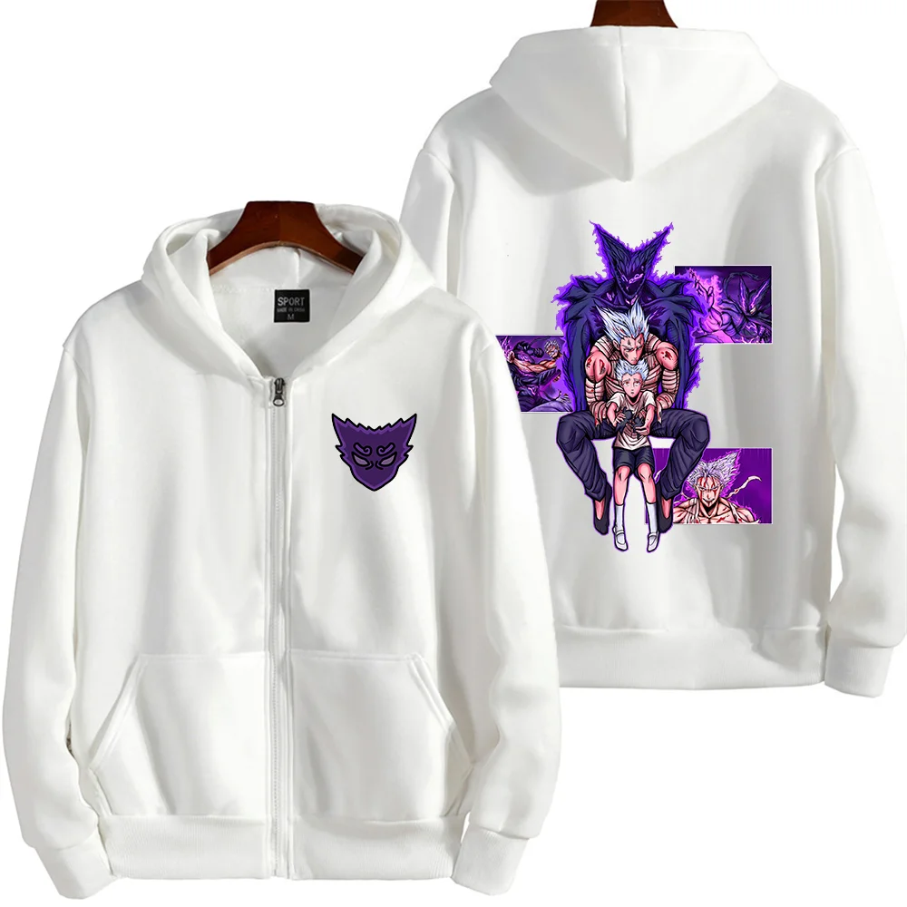 Anime ONE PUNCH MAN Garou Print Hoodie Couple student street sports casual Hoodies