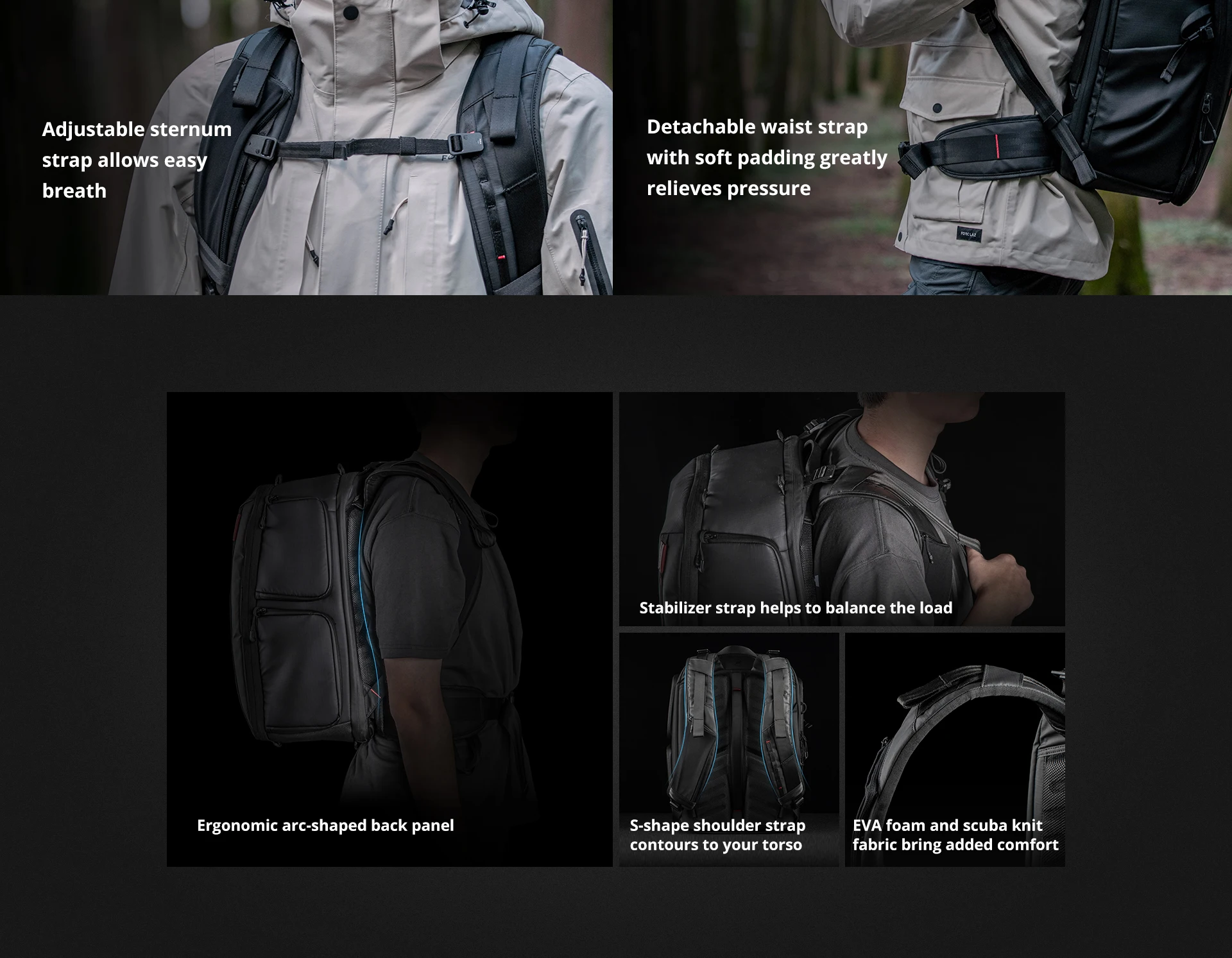 PGYTECH OneMo 2 Kamerarucksack mit Umhängetasche für 16-Zoll-Laptop für Fotografen, wasserdichter Rucksack für DJI Air 3 – Detail 8