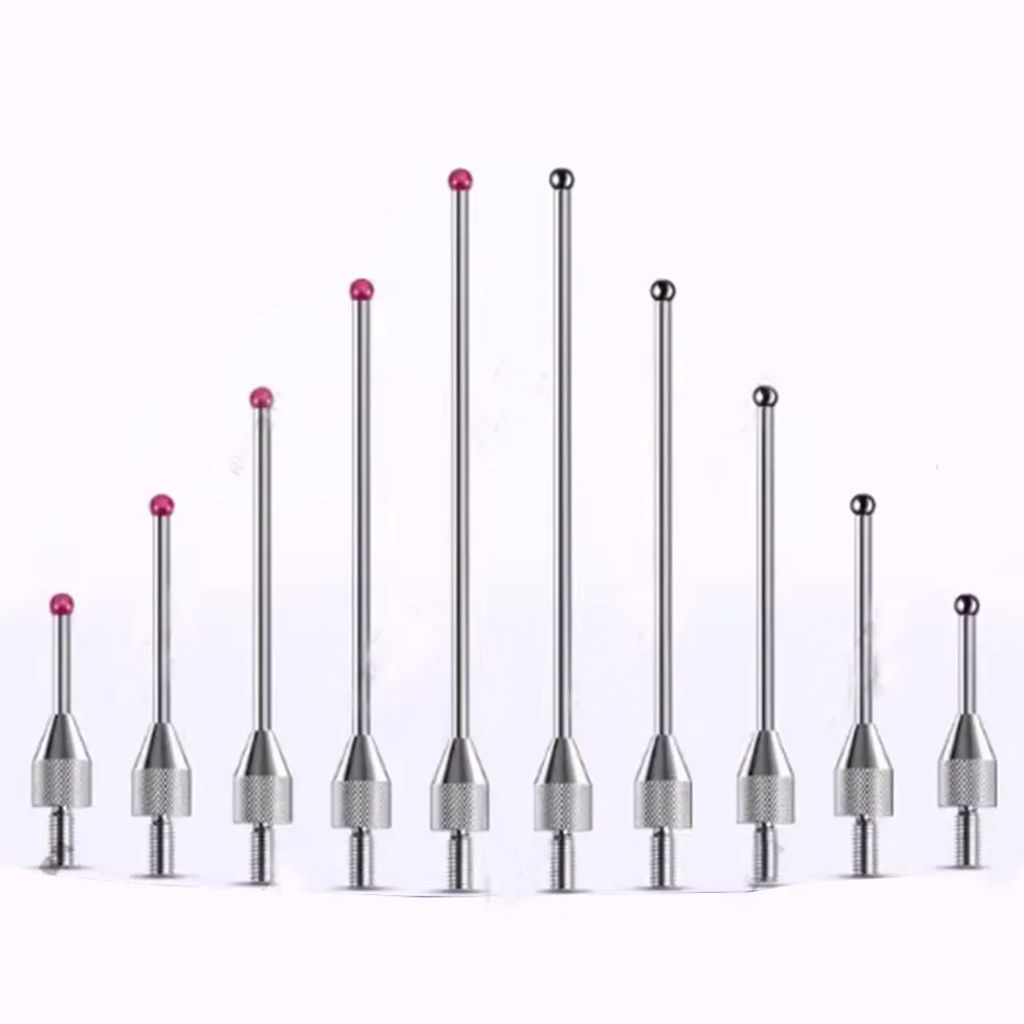 Extended Measuring Needle M2.5 Dial Gauge Micrometer Height Gauge Ruby Measuring Needle Precision Measuring Needle