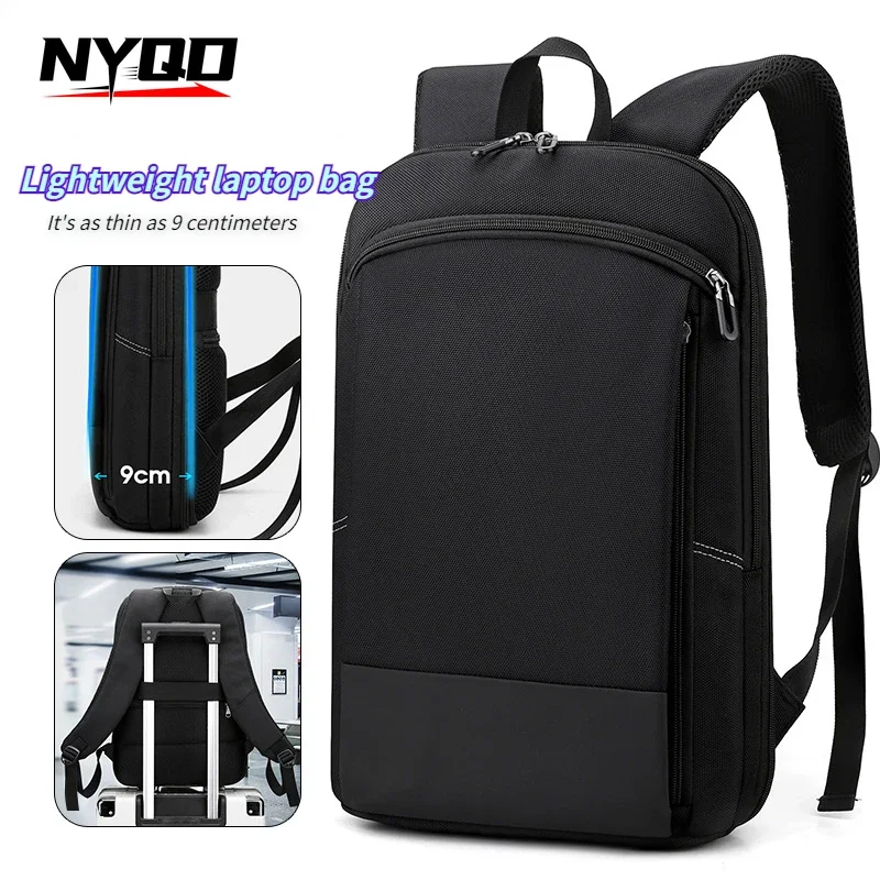 

Men Business Computer Bag Moto&Biker Light Scalable Shoulder Bags Large Capacity 15.6" Waterproof Travel Backpack 비즈니스 컴퓨터 가방 배낭