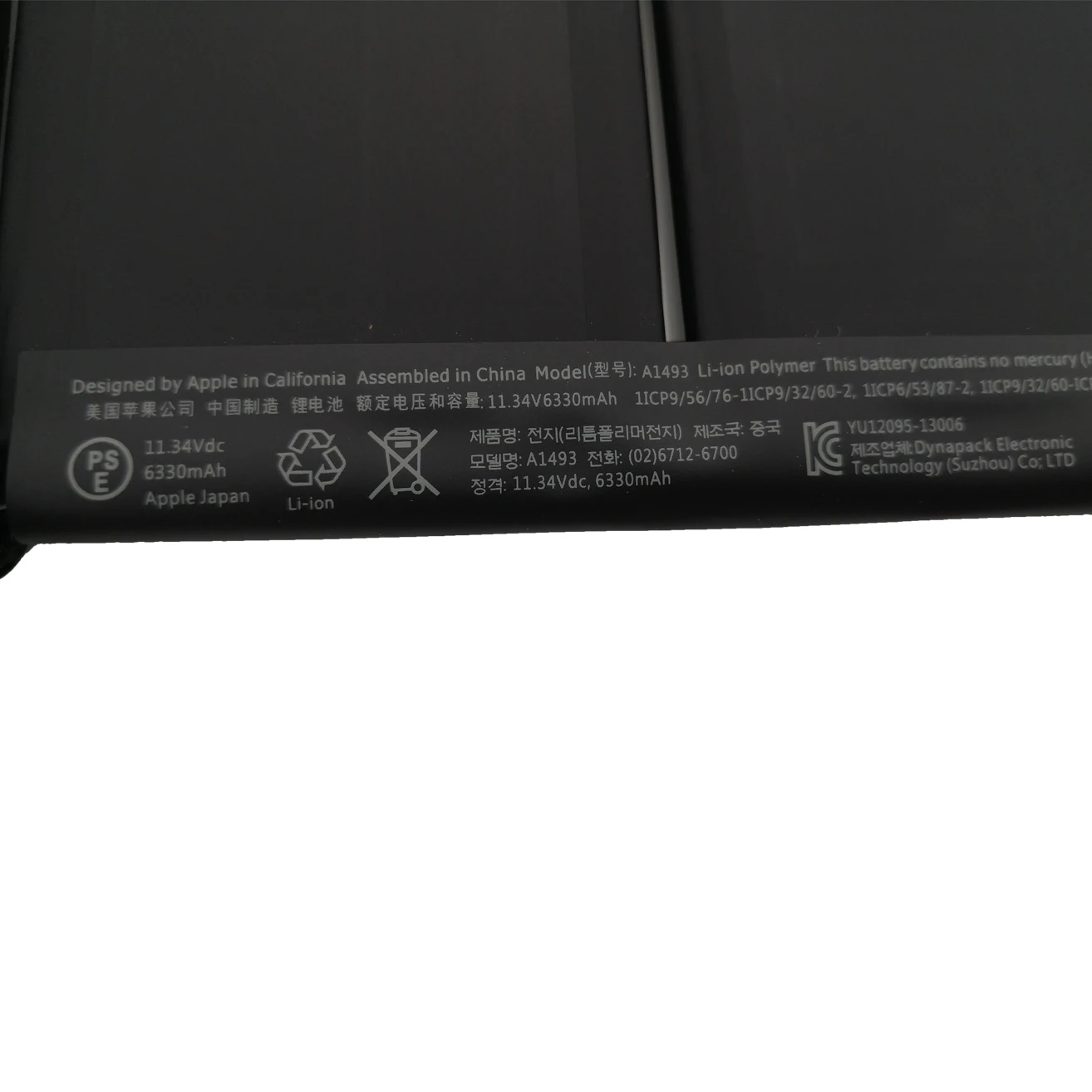 Batterie d'origine pour Apple MacPle, A1502 Pro, 13 ", 2013 Retina, ME864, ME866, ME864LL, A, ME866LL, A, ME865LL, A, MGX72, A1582, A1493, Nouveau