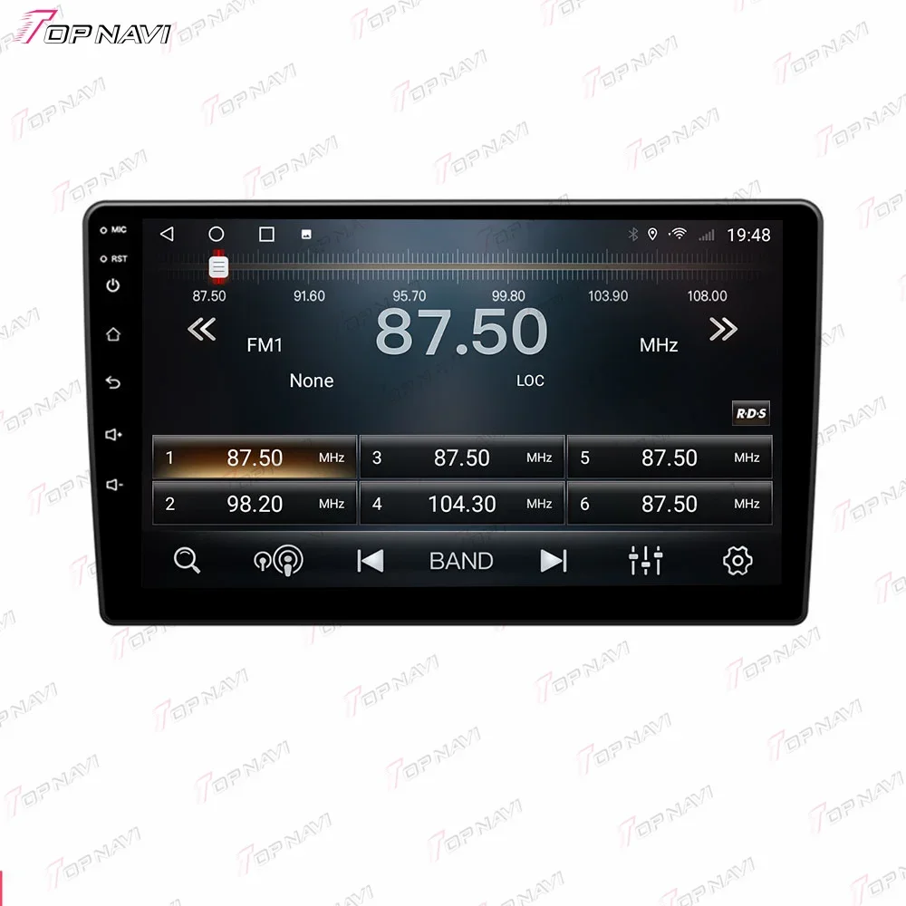 TOPNAVI 9 Inch Universal Single Din Car Stereo with Carplay Autoradio Dashboard DVD Player Android Auto Radio Tuner Features