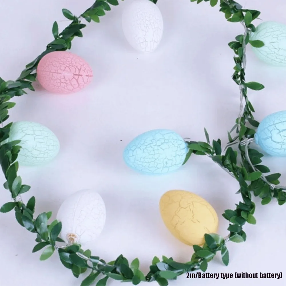 Warm White Easter String Lights Decorative String Lamp Ambience Lighting Cracked Egg LED Light Ornament Lamp LED Lighting