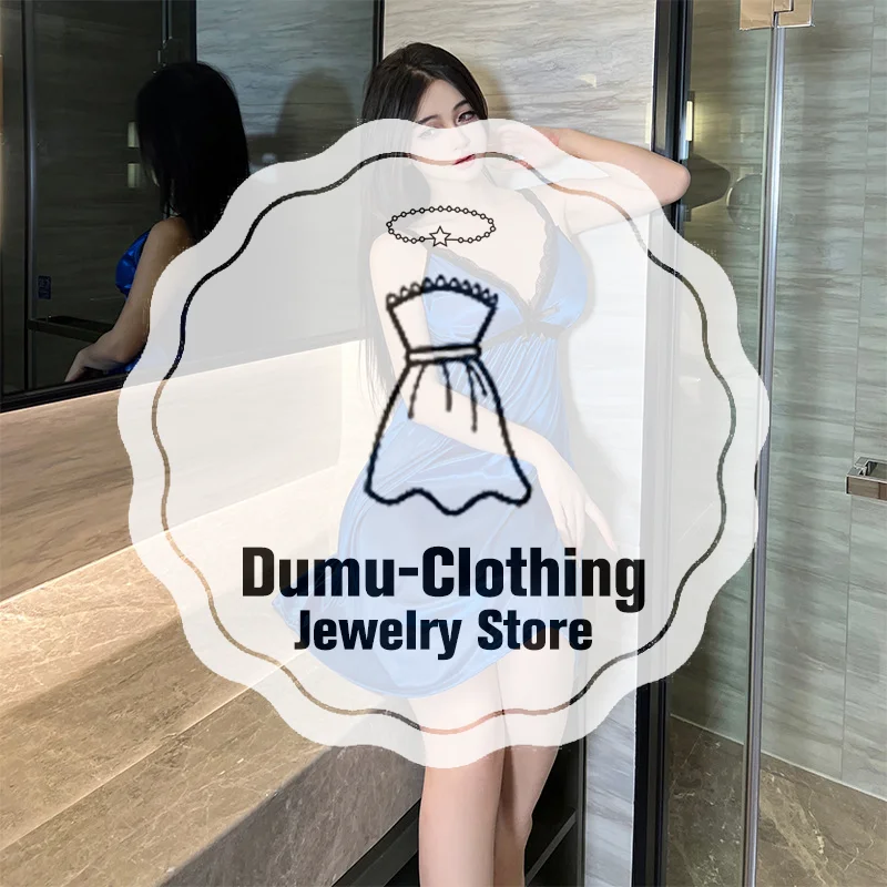 مثير منامة تقليد الحرير ثوب النوم الدانتيل الرغبة النقية الملابس الداخلية الموحدة #1