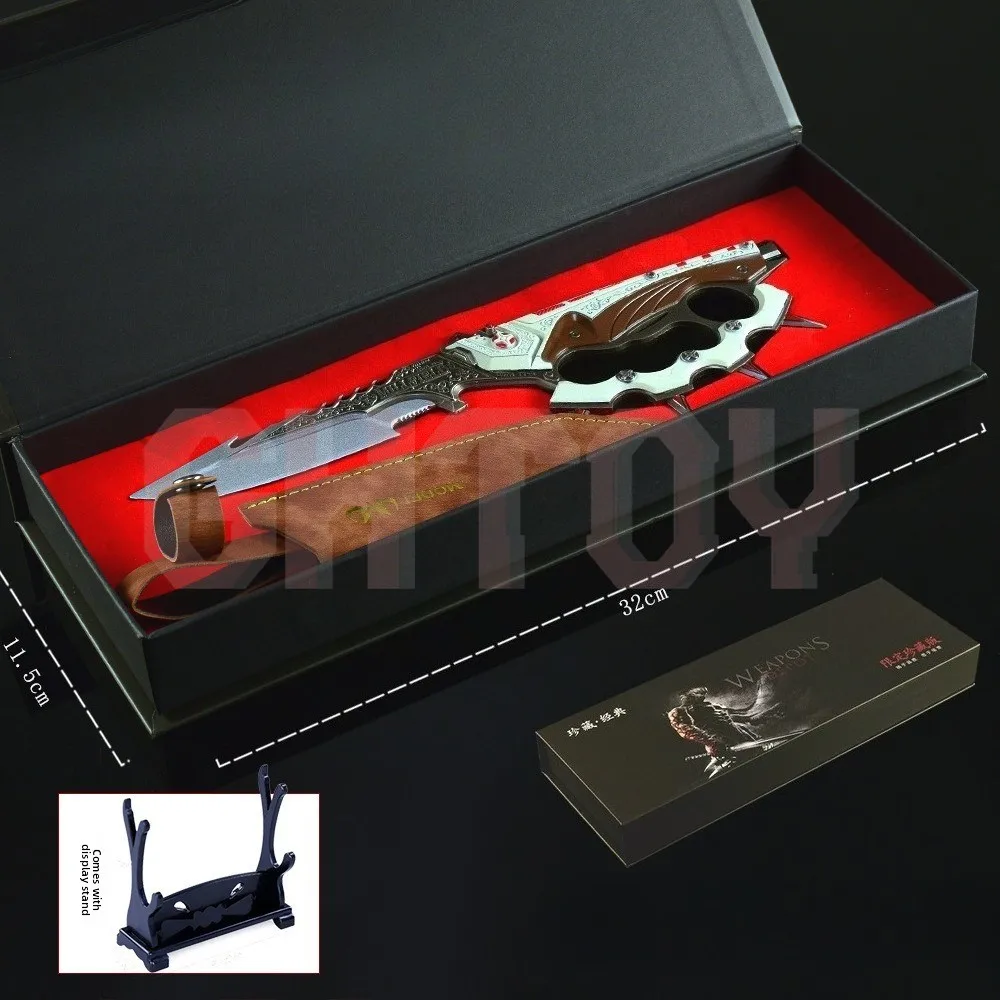 26cm/10.24in Delta Force Game Peripheral Swords Weapons Model Desktop Display Ornaments Collection Birthday Gift for Fan Boy Toy