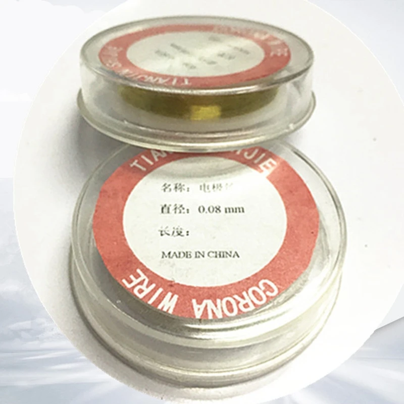 골든 코로나 와이어 전극 텅스텐 와이어, 고품질 프린터 복사기 부품, 0.06mm, 0.08mm, 0.1mm, 20m