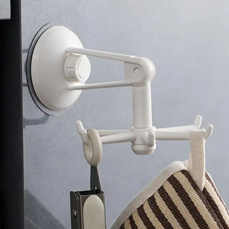 Kitchen Utensil Hanger 360 Degree Rotatable Under Cabinet Hanger No Drilling Multipurpose Wall Hook Organizer Holder For Under