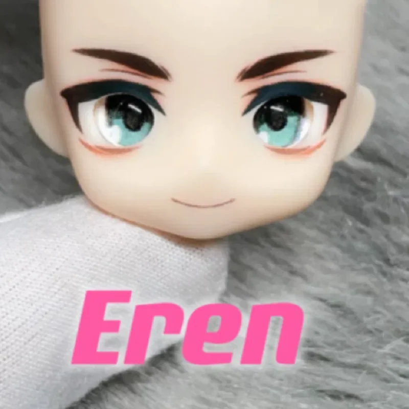 

Eren Ob11 Face GSC YMY Doll Anime Faceplates Open Eyes Handmade Faceplate Doll Accessories Free Shipping