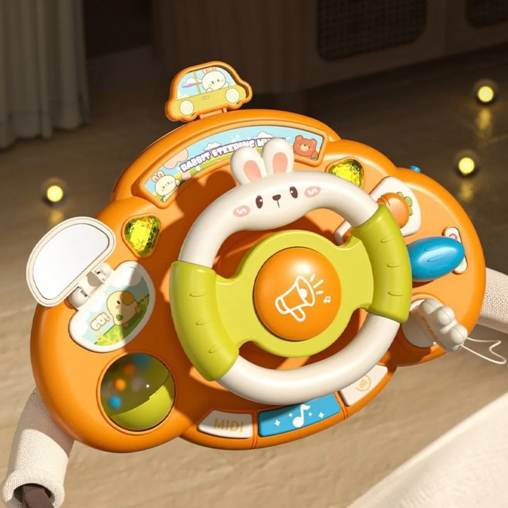 

Электрический многофункциональный руль-симулятор для коляски Copilots: имитация вождения автомобиля, Монтессори, раннее развитие