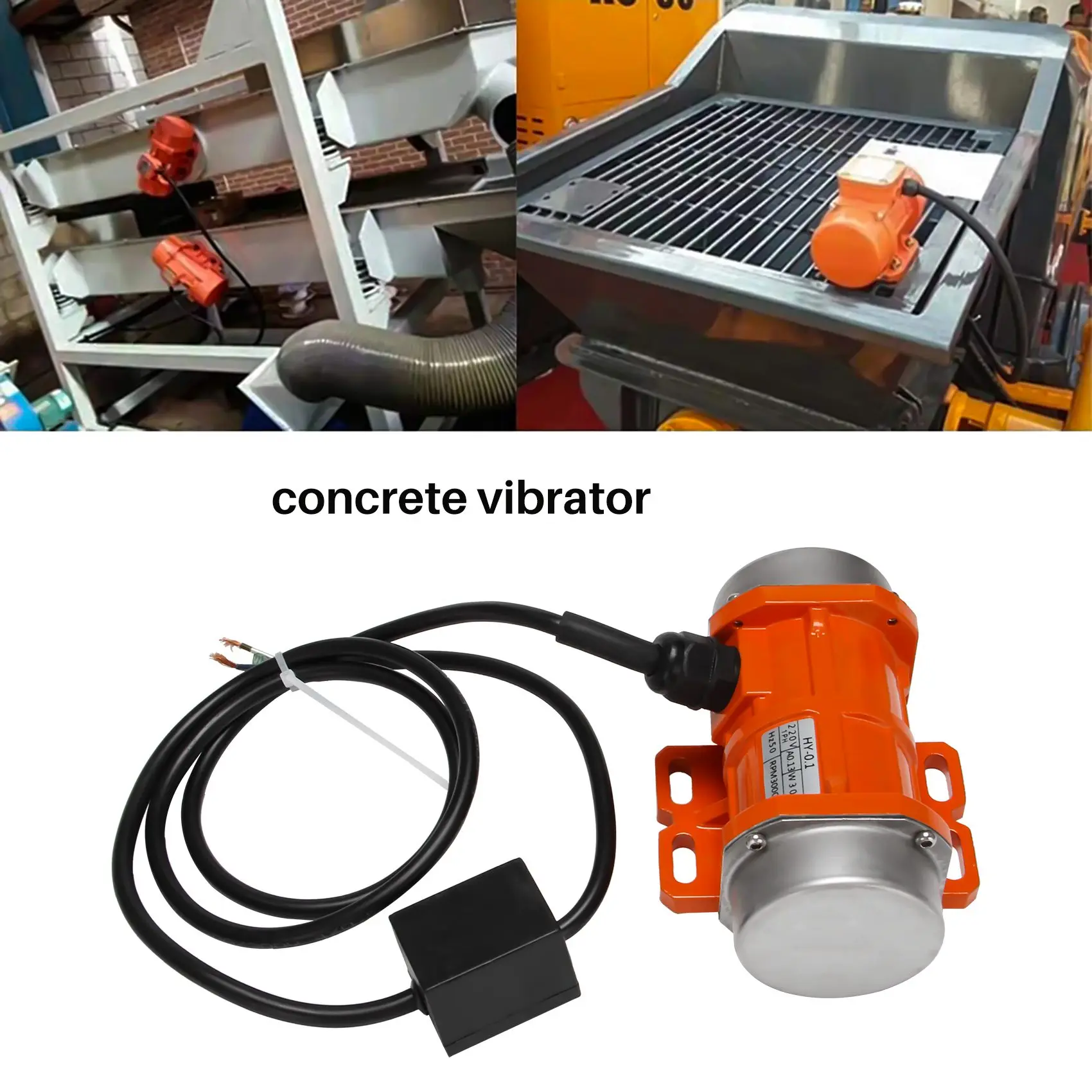 Concrete Vibrator Vibration Motor 30W 220V 3000Rpm Single Phase Aluminum/Motor Speed Controller