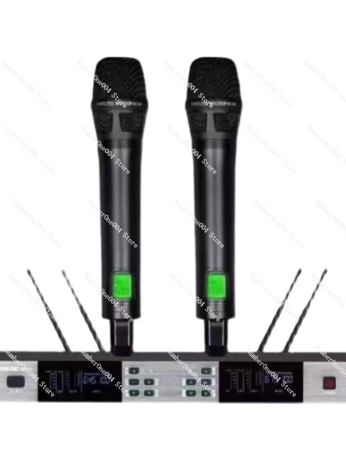 Wireless Microphone, Professional One-to-two U-segment KTV Karaoke Stage Home Karaoke Microphone