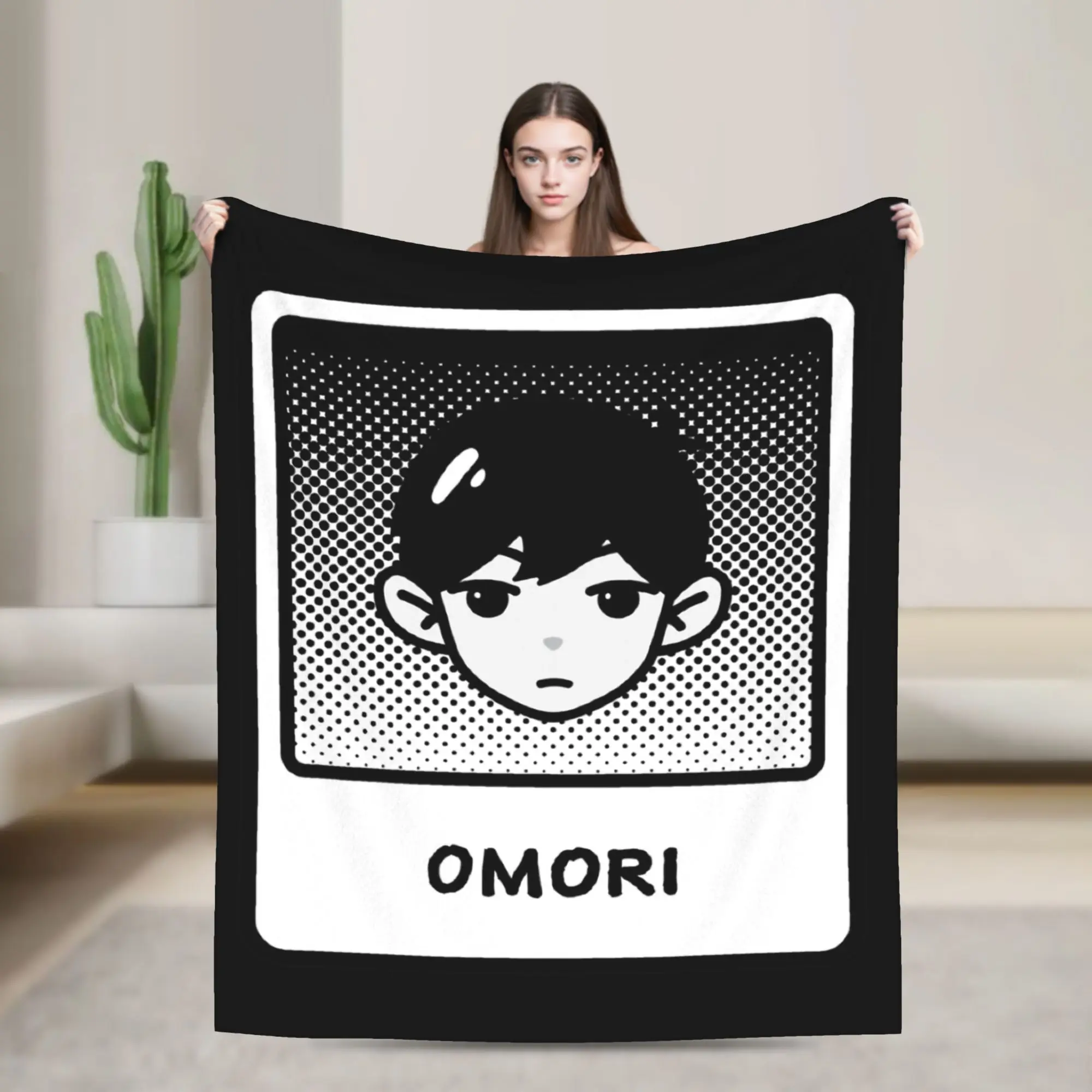 Omori Blanket Fleece Spring Autumn  Portable Super Warm Throw Blankets for Bedding Couch Quilt