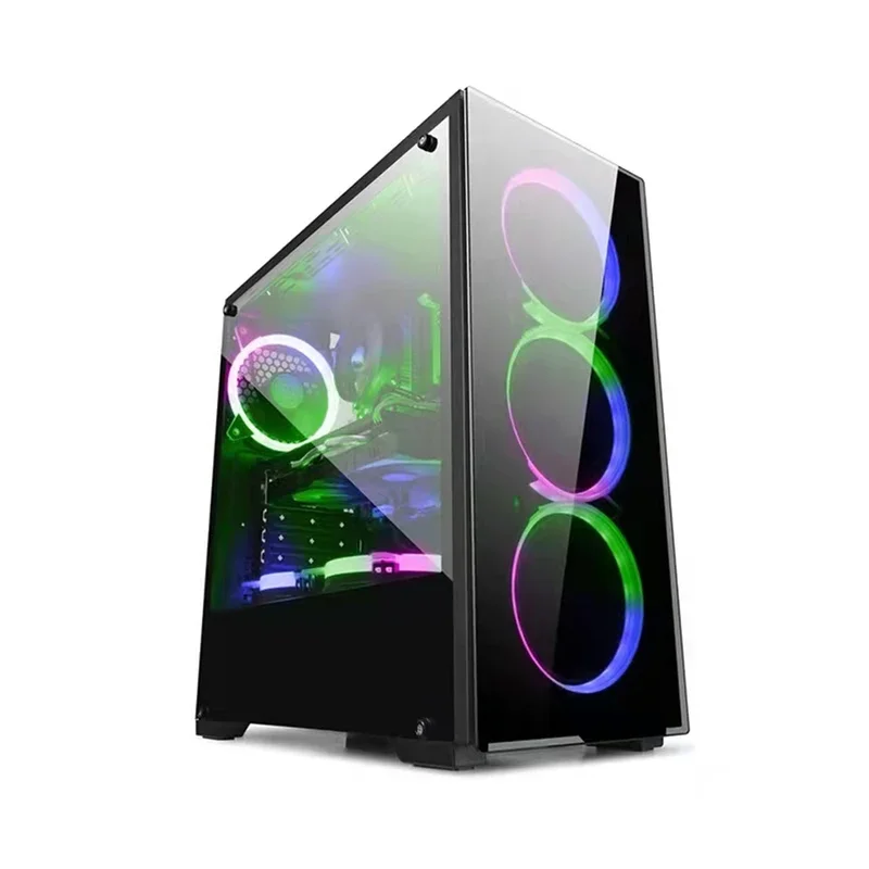 Aotesier gaming pc ryzen a87680 500gb nvme windows10 pro key desktop computer für system einheit pc anpassen pc gamer comp