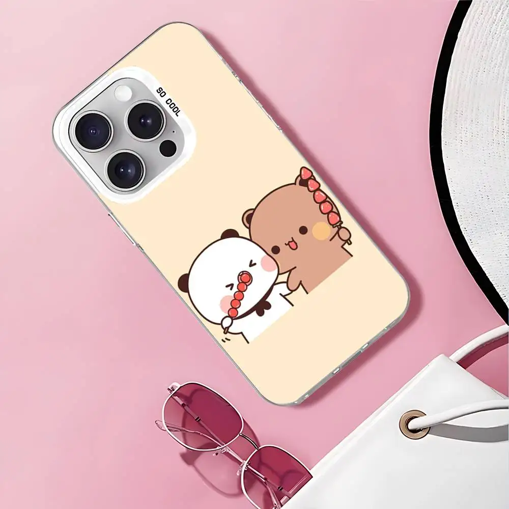 Милый чехол для телефона Bubududu с рисунком для iPhone 17, 16, 15, 11, 12, 13, 14 Pro Max 16 Plus 12 Mini 7, 8 XR XS 15Pro MAX Cove