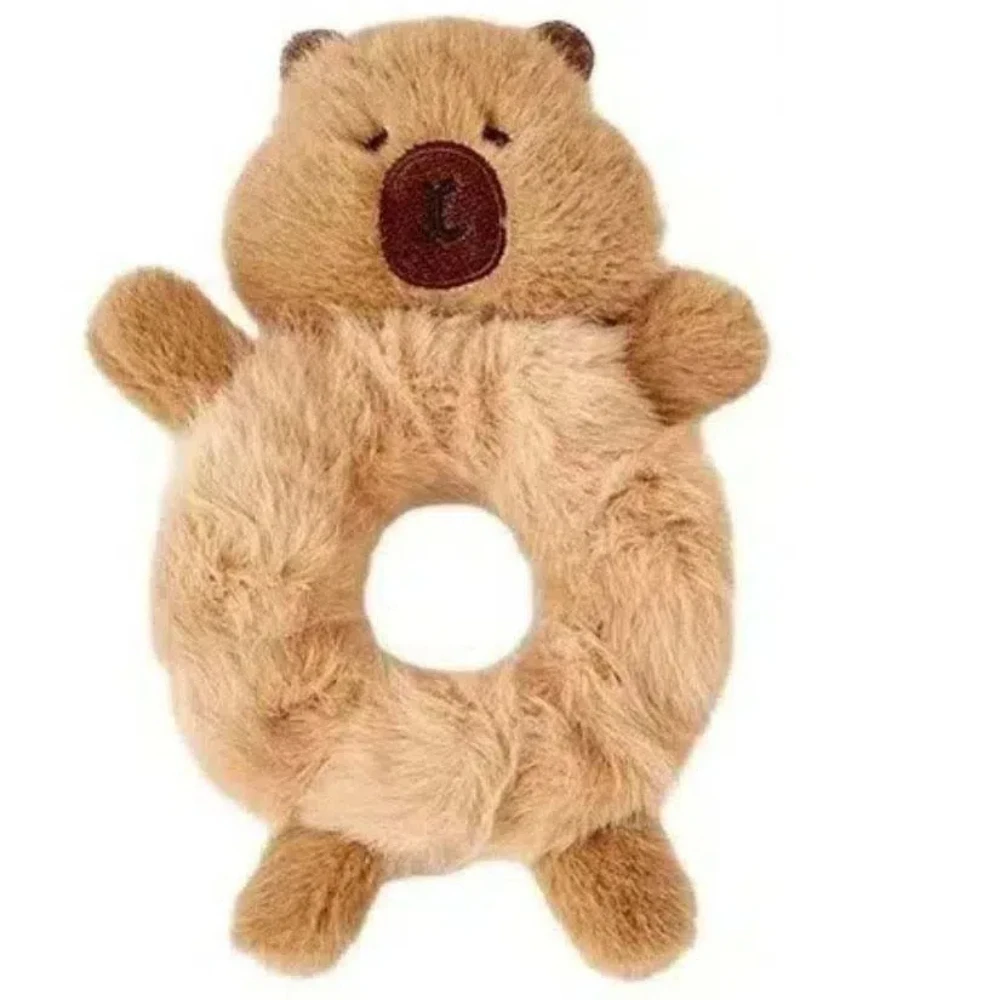 

Claw Clip Capybara Shark Clip Elastic Turtle Capybara Hair Rope Crooked Head Soft Large Intestine Hair Rope School