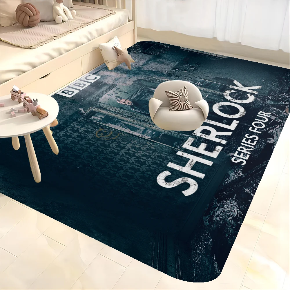 Sherlock Movie Kitchen Mat Nordic Style Bedroom Living Room Doormat Home Balcony Anti-Slip Welcome Rug