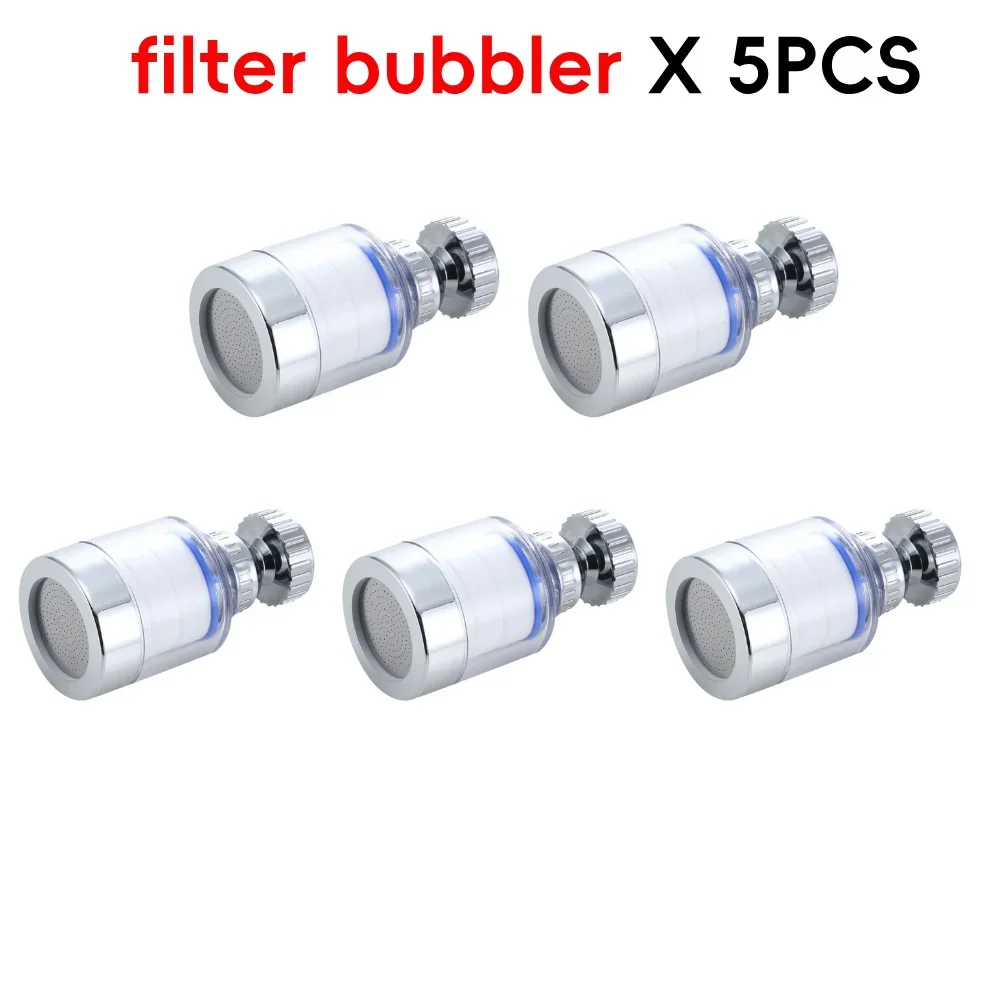1 Set Wasserhahn-Wasserfilter 360 Grad Drehbare Filterelemente Wasserreiniger-Set Schwermetallfilter Werkzeuge PP-Baumwoll-Filtration