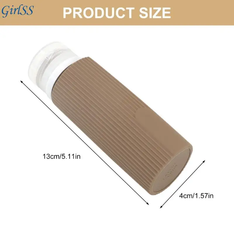 Multiple Capacity Silicone Cosmetic Dispenser Portable Refillable Leakproof Toiletry Bottle T4MB