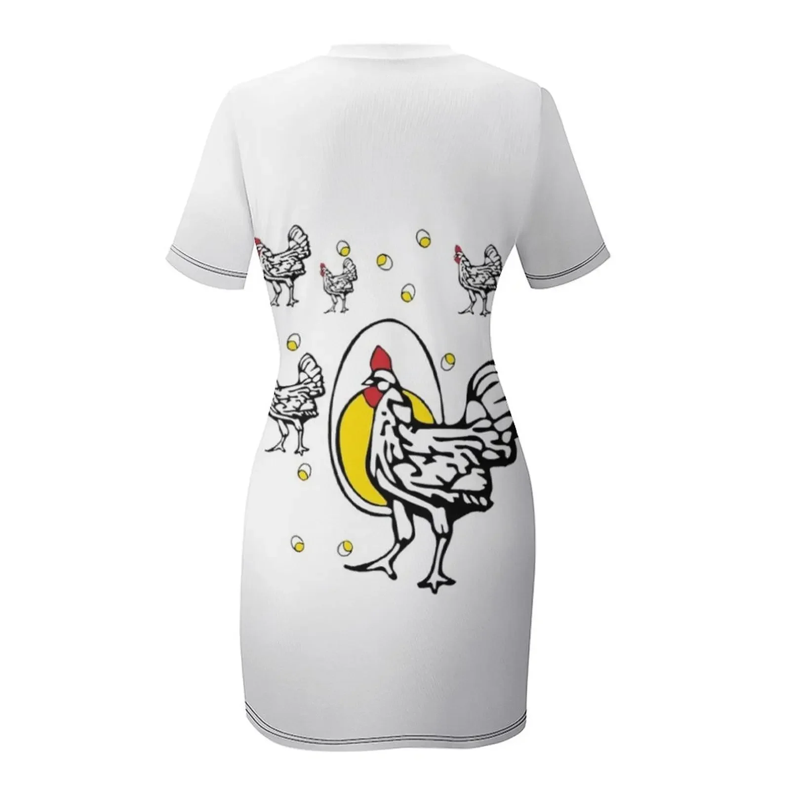 Roseanne poulet robe à manches courtes robe de bal 2025 vêtements d'été vêtements robe